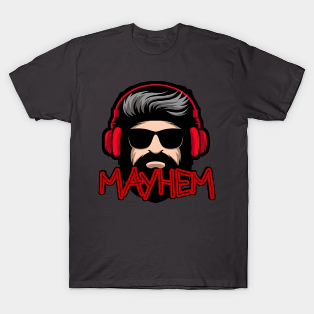 Mayhem logo T-Shirt by Mayhem's Shorts Podcast